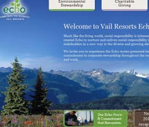 Vail Resorts continues to reduce energy // © 2012 Vail Resorts